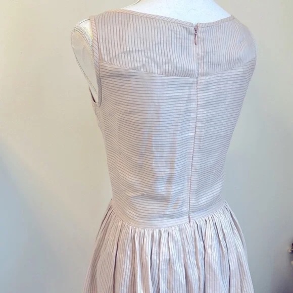 Martin Grant Paris size small. Beautiful muted pink striped dress. - Picture 4 of 9